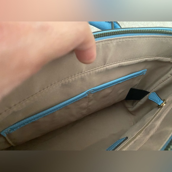 Nanette Lapore handbag with straw crossbody. - Picture 4 of 5